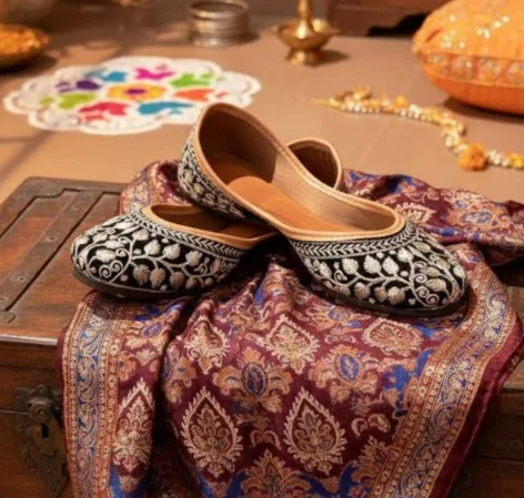 These are traditional Punjabi juttis!