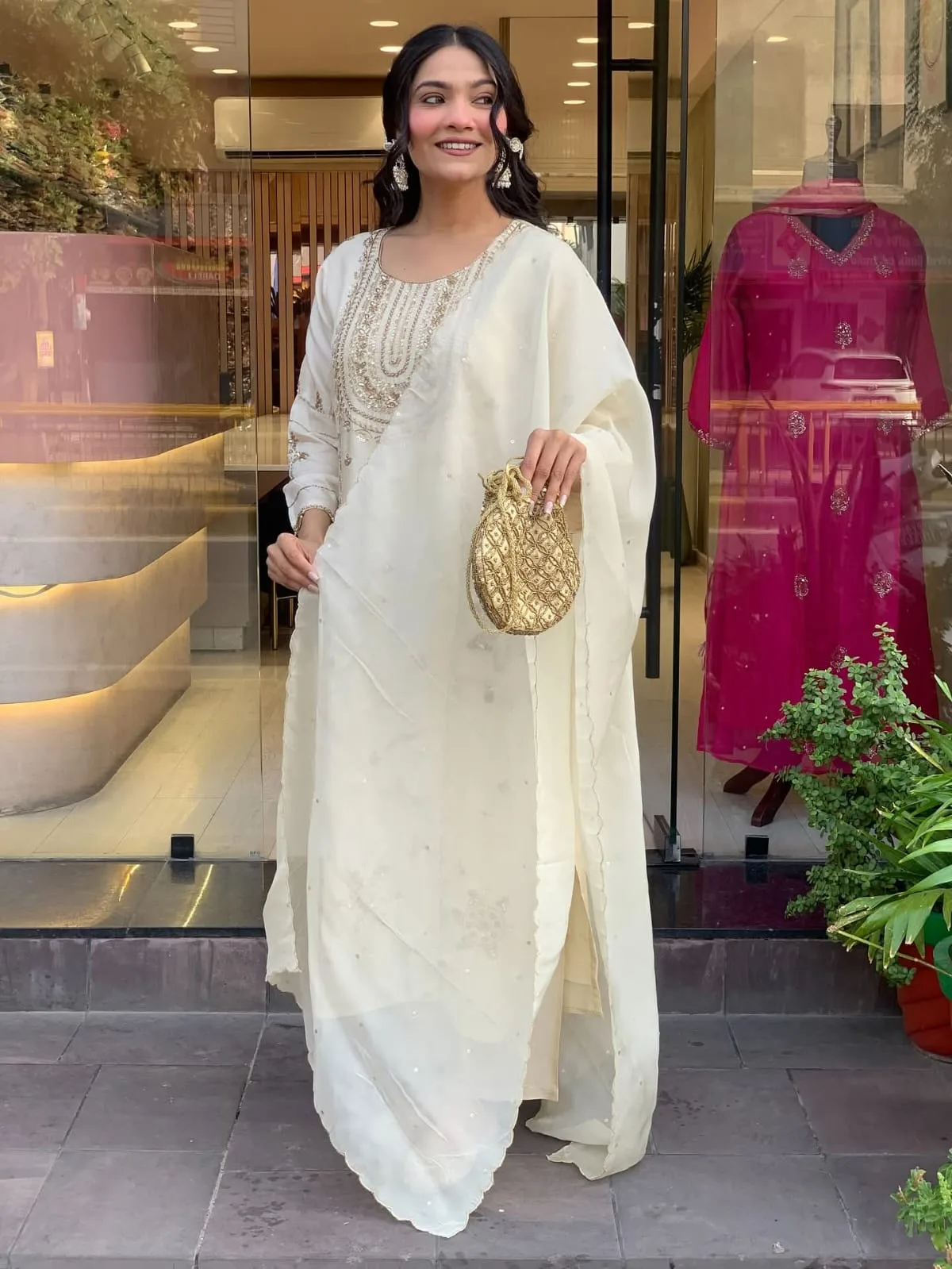 Fancy Art Silk Embroidered Kurti Set Collection product image