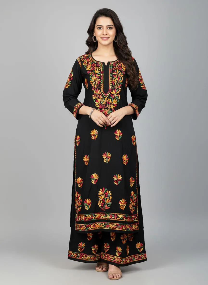 Black Kurthi Top & Pant product image