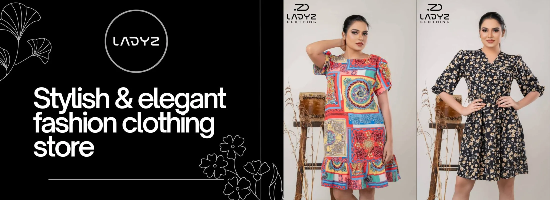 Ladyz Clothing promotional banner