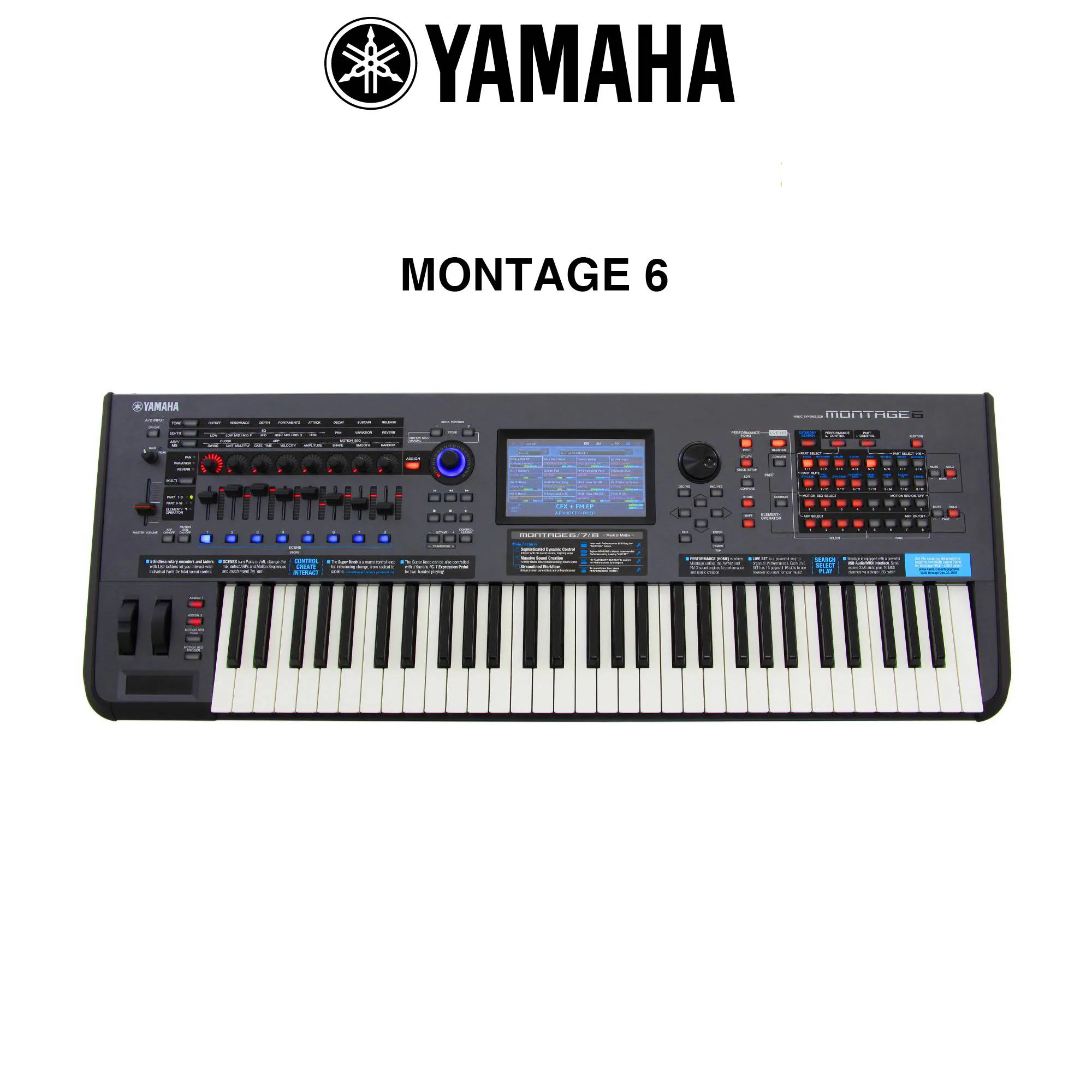 Buy Yamaha Montage 7 76-Key Flagship Music Synthesizer Workstation